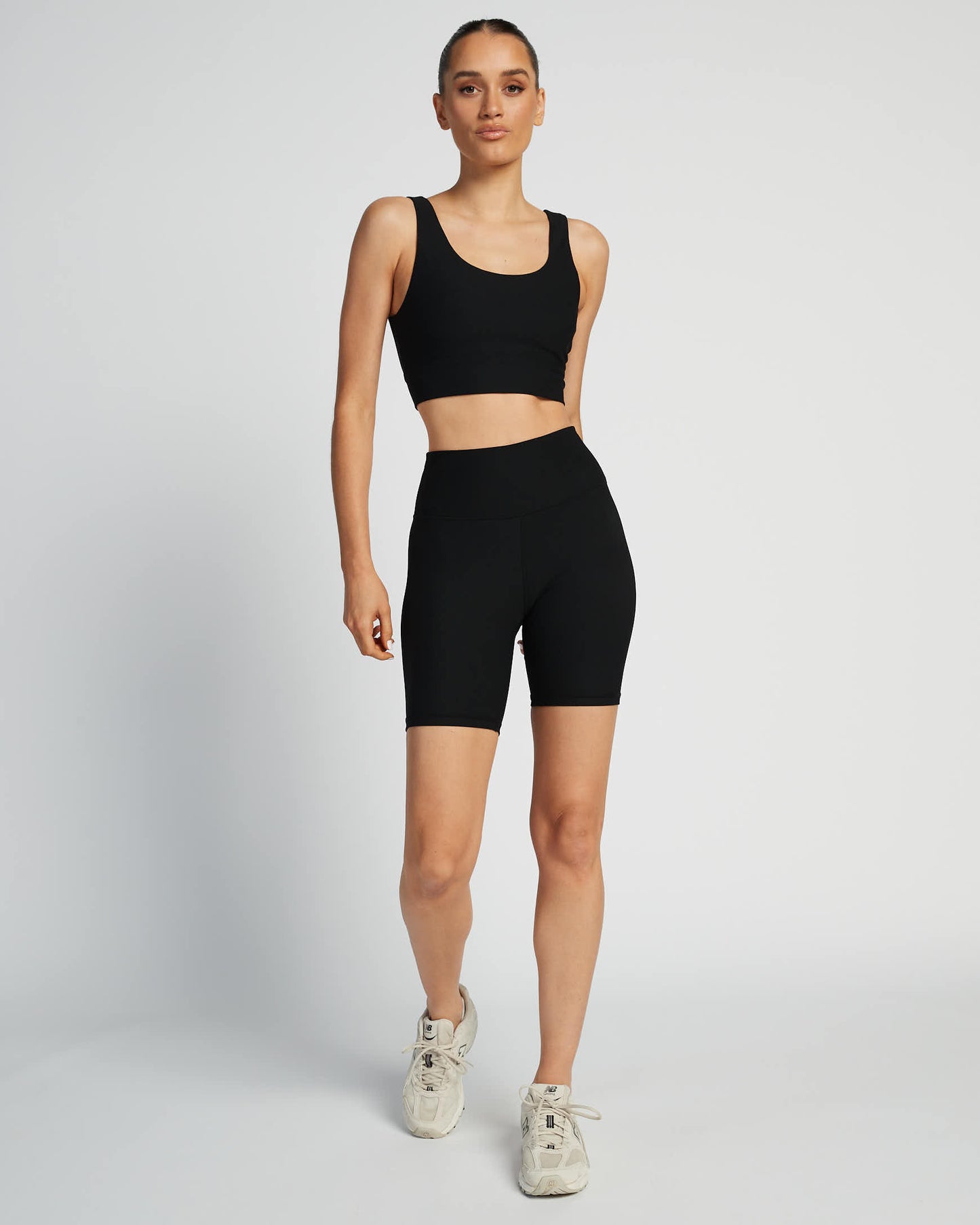 Base Ribbed Bike Short (Black)