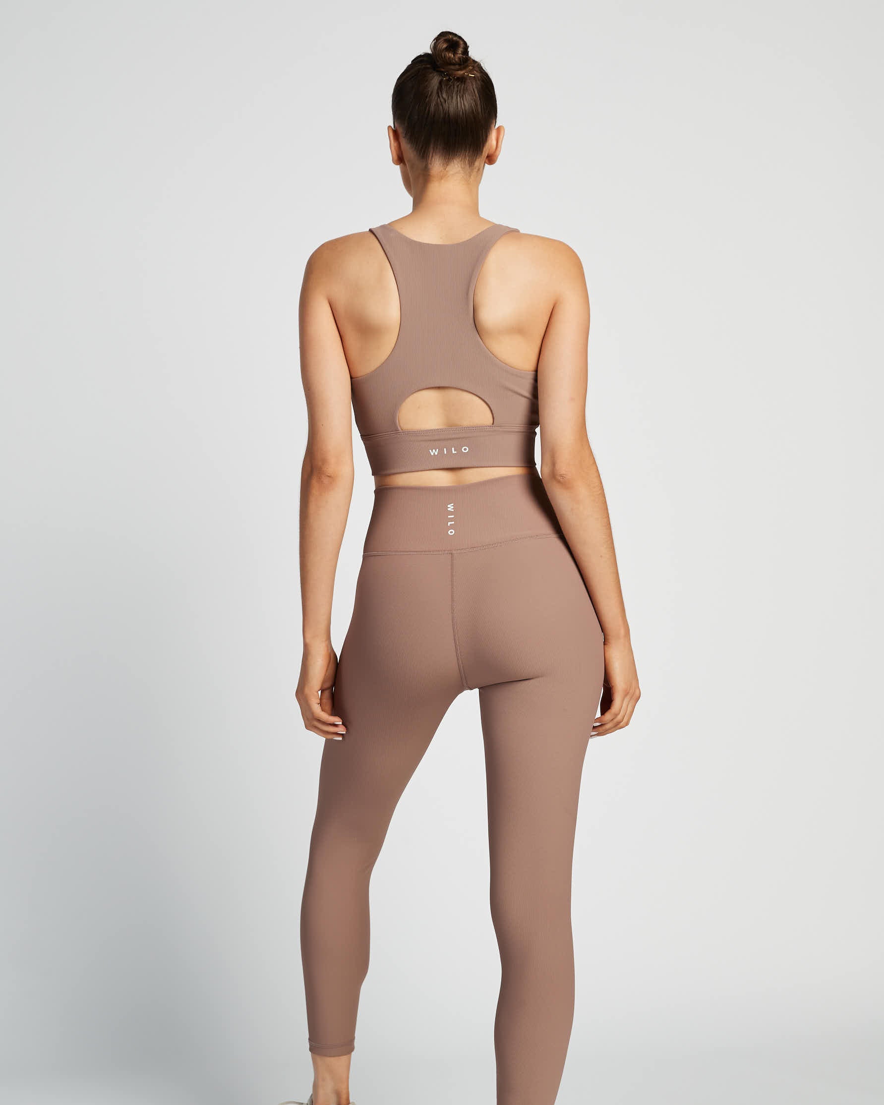 Carbon38 High Rise Leggings Size Small Sandy Brown