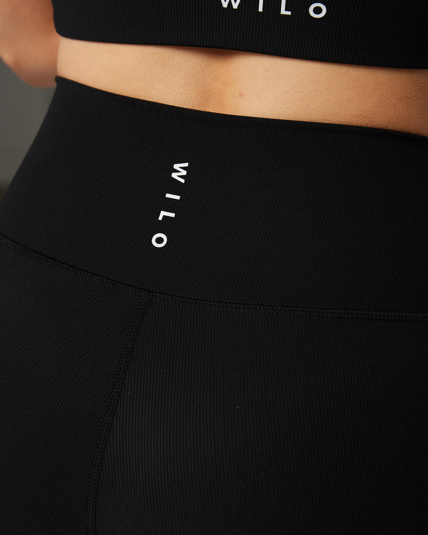 Base Ribbed Bike Short (Black)